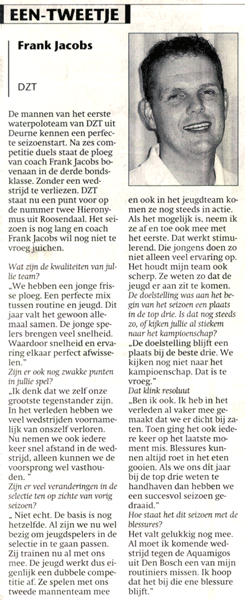 krantenknipsel Frank Jacobs